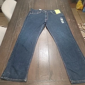 NEU Levi’s 514 Herren Dark Wash Denim Blau Jeans Stretch Straight Fit Größe 38x32 - Bild 1 von 11