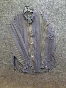 Camicia Salmon River Traders LS XLT grigia a righe western casual misto cotone - Foto 1 di 5