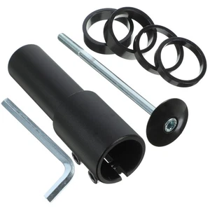 Stem Raiser Alloy Stem Handlebar Rise Extension Increase (Black) - Picture 1 of 18