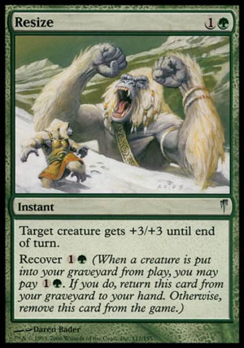 Resize - Light Play MTG Coldsnap - Image 1 of 1