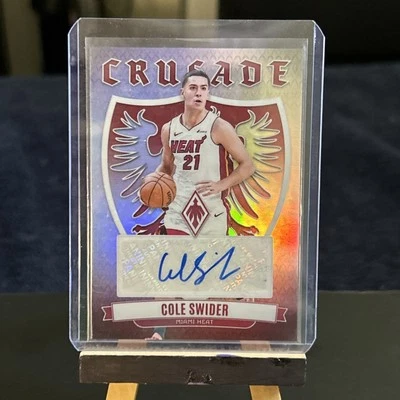 2023-24 Panini Phoenix - Crusade Signatures #CS-CSM Cole Swider (AU) - Image 1 of 3