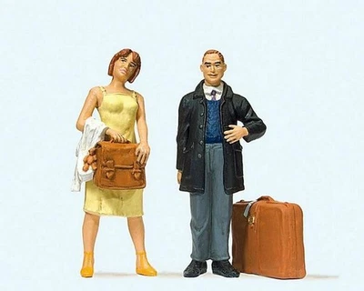 Pasajeros Preiser 45149 escala G -- Viajeros en espera, paquete (2) Foto 1 de 3