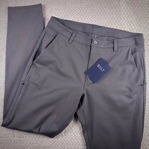 NWT Bylt Pants Everyday 2.0 Men’s 36x33 Tall Charcoal Performance Stretch - Picture 1 of 21