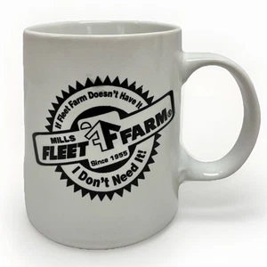 Mills Fleet Farm Kaffeebecher - "If Fleet Farm Doesn't Have It" weiß schwarz 4" Tasse - Bild 1 von 9