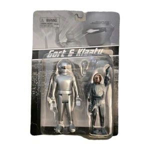 Rare Gort & Klaatu Action Figure Set The Day the Earth Stood Still Collectible - Picture 1 of 3