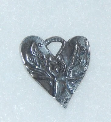 JES MAHARRY ÁNGEL DE LA GUARDA CORAZÓN COLGANTE ENCANTO "ALGUIEN QUE ME VIGILE" NUEVO EN CAJA Foto 1 de 3