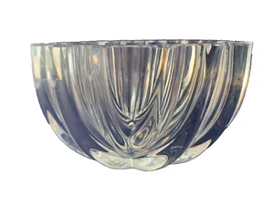 CUENCO DE CRISTAL ORREFORS ISABELLA DE LARS HELLSTEN TRANSPARENTE ACANALADO #4368-12 MCM SUECIA - Imagen 1 de 12