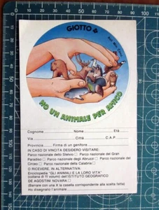 GIOTTO FILA STICKER AUFKLEBER VINTAGE NEU ORIGINAL - Bild 1 von 2