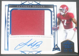 Ja'Corey Brooks 2022 Leaf Trinity Rookie Patch Autograph (28/49) Louisville Bama - Picture 1 of 2