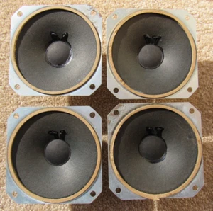Zenith 49-978Tweeters Lot Of 4 Speakers Replacement Part Vintage 43 Ohm 3.5 inch - Picture 1 of 9
