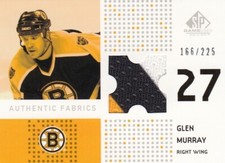 2002-03 SP Game Used Authentic Fabrics Jersey 3CLR #AF-GM - GLEN MURRAY /225