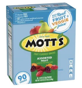 Mott's Fruit Flavored Snacks Assorted Fruit (90 ct.) - Picture 1 of 3