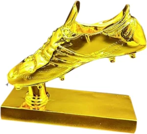 Statua Figurina Trofeo Di Calcio Scarpa D'Oro Regalo Di Compleanno Scultura Trof - Foto 1 di 12