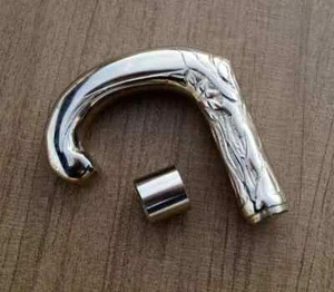 Topper Designer Brass Handle Victorian Head Handle For Walking Stick Cane Top - Picture 1 of 4