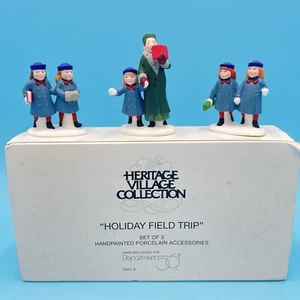 Dept 56 Holiday Field Trip Set/3 Heritage Village Collection #58858 (no ballon) - Bild 1 von 10