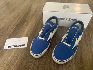 100% Auténtico Revenge x Storm Vans Original Clásico Azul Múltiples Tamaños - Imagen 1 de 10