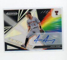 Jace Jung 2022 Panini Prizm Draft Picks Prizmatic Silver Auto Autograph RC