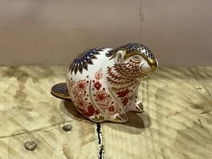 Royal Crown Derby BEAVER - Silver Stopper - Picture 1 of 3