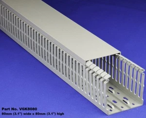 1 Set - 3"x3"x2m Gray High Density Wiring Duct & Cover UL/CE/CSA Listed - Picture 1 of 5