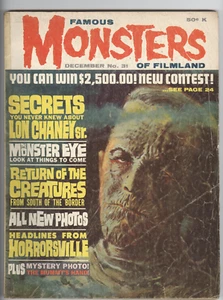 Famous Monsters of Filmland #31 December 1964 G/VG - Picture 1 of 2