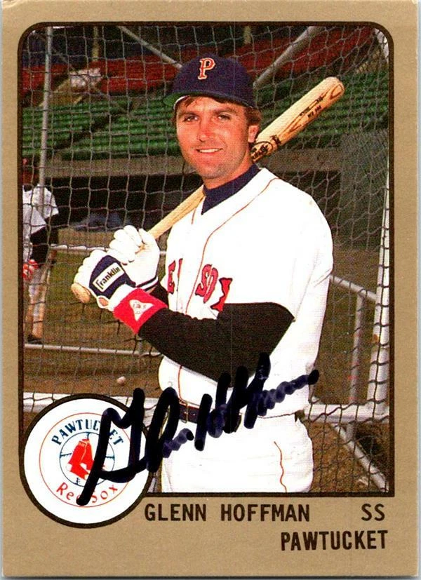 Glenn Hoffman autographed baseball card (Red Sox) 1988 Procards Rookie #465 - Image 1 of 1