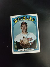 1972 Topps * Baseball #140 Pat Dobson Baltimore Orioles vg free shipping 