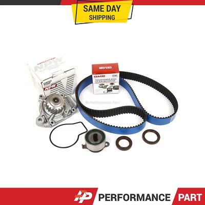定时皮带套件 NPW 水泵适用于 88-95 本田 CRX Civic Del Sol 1.5L SOHC D15B — 第 1/4 张图片