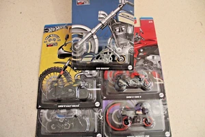 Hot Wheels 2024 Motorcycle Club Series - Set of 5 - Picture 1 of 2