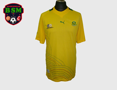 SOUTH AFRICA 2012 2013 HOME SHIRT FOOTBALL SOCCER JERSEY PUMA MENS