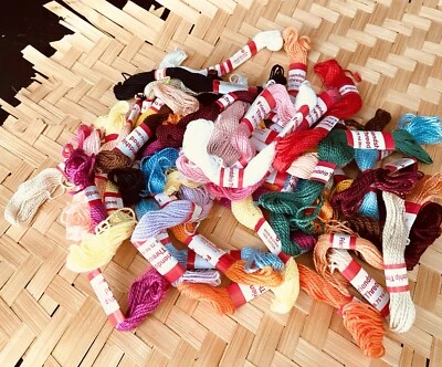 Friendship Bracelet String Lot Of 40 Skeins Multi Color Embroidery Floss - Image 1 of 4