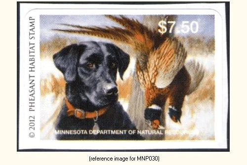 D2K Minnesota Pheasant Stamp 2012 $7.50 - Image 1 of 1