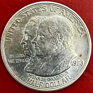 1923-S MONROE DOCTRINE CENTENNIAL COMMEMORATIVE HALF - Picture 1 of 2