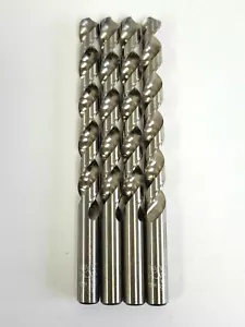 25/64" FAST SPIRAL HI-HELIX HSS JOBBERS LENGTH DRILLS NACHI #503 PACK OF 4 - Picture 1 of 4