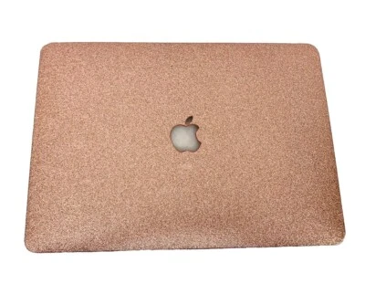 Capa externa glitter rosa dourada rosa Apple MacBook Pro 12" somente - Imagem 1 de 3