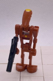 Lego Star Wars Battle Droid Commander Dark Orange with Dot sw0482 75019 AT-TE