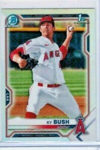 2021 Bowman Draft Ky Bush 1st Bowman Refractor Prospect (BDC-149)