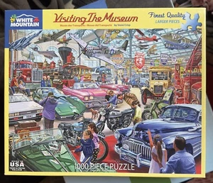 White Mountain Visiting The Museum 1000 piece jigsaw puzzle #1723 Complete - Picture 1 of 5