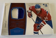 2010-11 Panini Dominion Jersey Prime Nameplate 12/25 Tomas PLEKANEC Canadiens