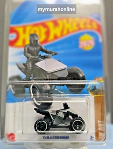Hot Wheels Tesla Cyberquad HW Dirt No.82 4/10 With Protective Casing - Picture 1 of 6