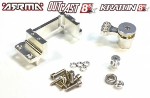 Alu Servosaver + eingebauter Feder + Servo-Adapterrahmen Arrma Kraton/Outcast 8S - Photo 1/1