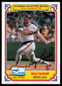 1984 Topps Drake's Big Hitters #18 Greg Luzinski NM or Better