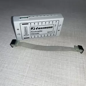 VIESSMANN 5217 FOR S88 BUS FEEDBACK DECODER HO WITH 6" CONNECTOR CABLE NEW - Picture 1 of 5