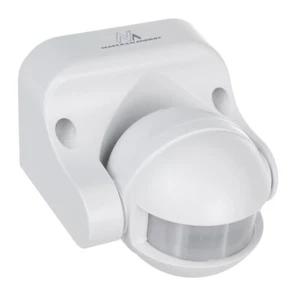 Bewegungsmelder Dämmerungssensor Maclean MCE358 W PIR Infrarot IP44 Weiß - Bild 1 von 10