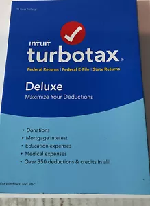 ⚡️Turbotax 2016 Deluxe Federal and State 🆕 - Picture 1 of 3