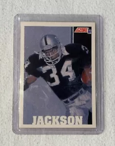 BO JACKSON TEAM MVP 1991 SCORE CARD #641 Near Mint Condition - Picture 1 of 2