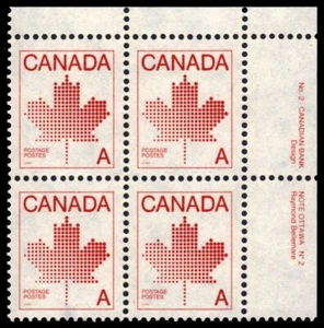 CANADA 907ii - Maple Leaf Definitive "CBN Coated Paper" (pb21747) Plate #2 - Bild 1 von 1