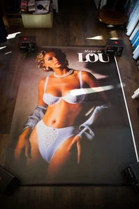 LOU LINGERIE F French Bus Stop Vintage Advertising Fashion Sexy Poster Original - Picture 1 of 7