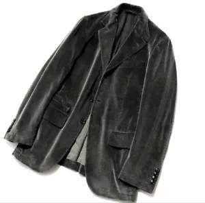 Ermenegildo Zegna CASHCO Cashmere Cotton Jacket Corduroy Green Italy - Picture 1 of 8