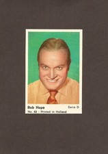 1952 DUTCH GUM FILM STARS #63 BOB HOPE MINT HI GRADE