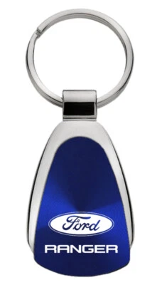 Ford Ranger Tear Drop Key Ring (Blue) - Image 1 of 3
